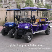 popular gasoline golf cart with Cadillac logo and 250cc engine